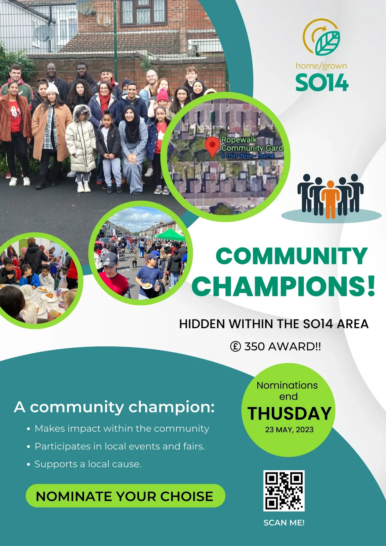 Community Champions - Thursday Deadline